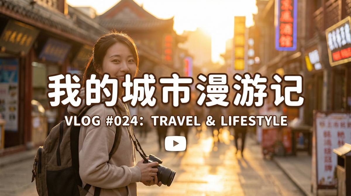 捷克街头视频-城市漫游VLOG